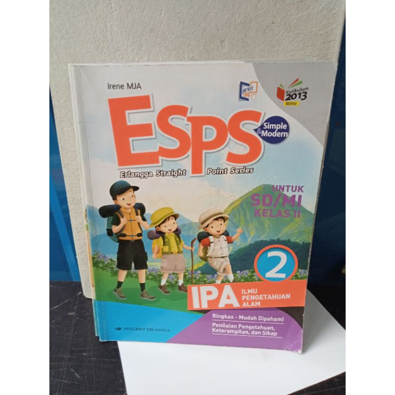 buku esps IPA kelas 2 SD Erlangga