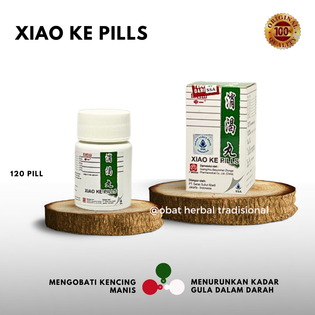 XIAO KE PILLS - obat diabetes penurun gula darah