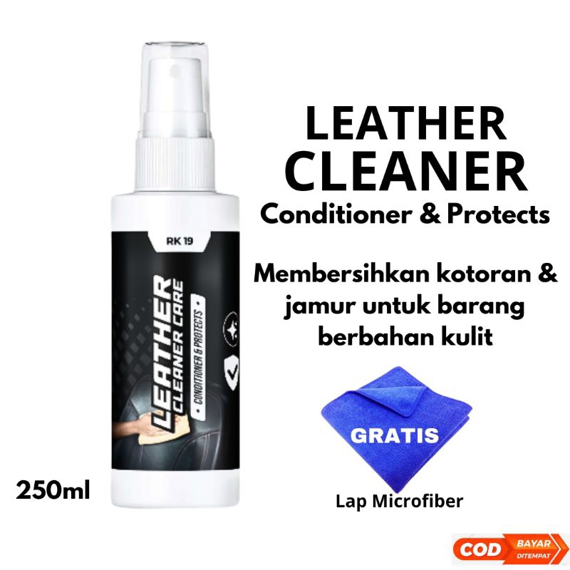 Leather Cleaner Pembersih Tas Kulit Sofa Sepatu Dompet Anti Jamur Dan Perawatan Bahan Jenis Kulit