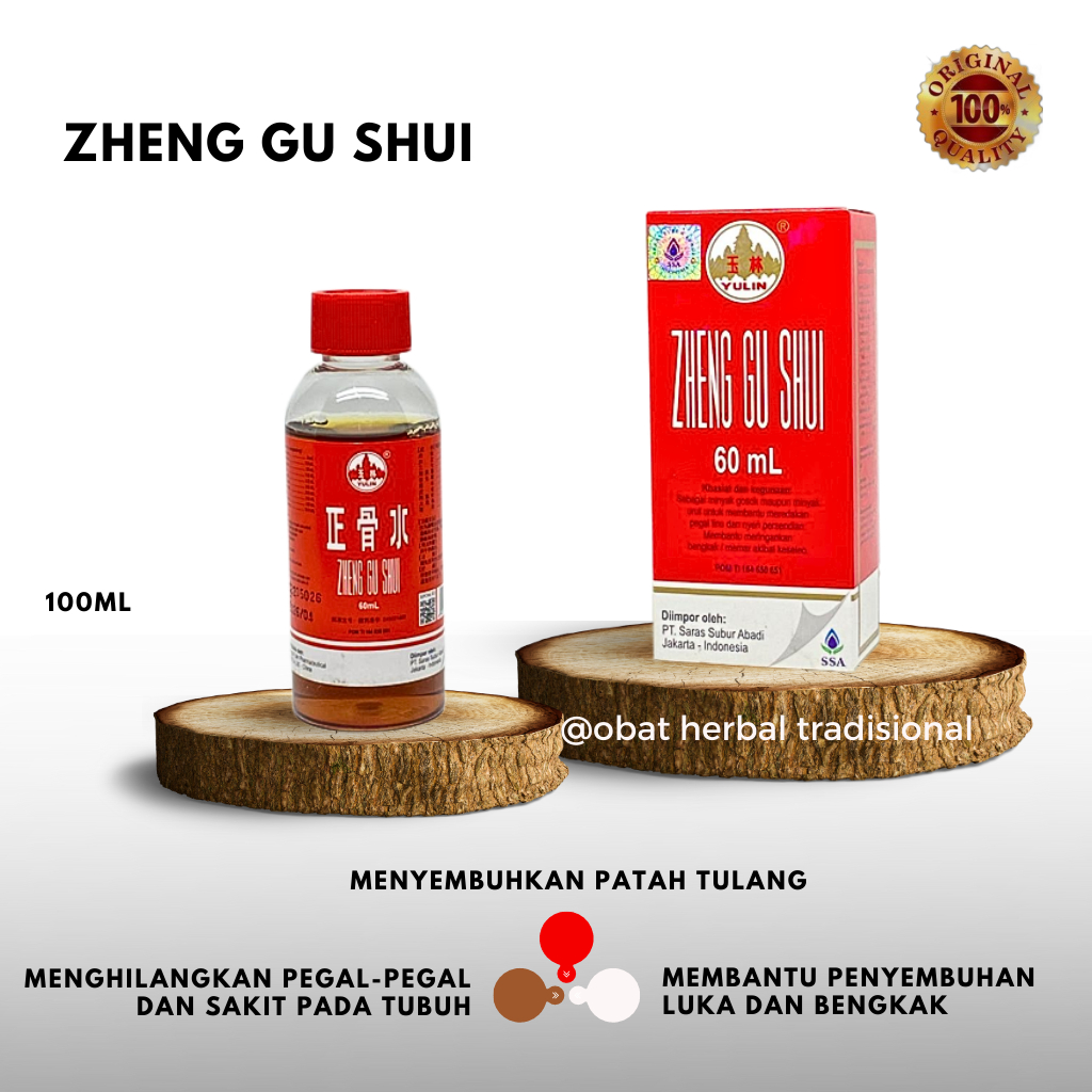 ZHENG GU SHUI SPRAY 60 ML obat gosok untuk nyeri otot dan pegal linu