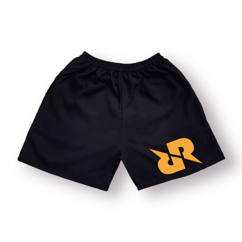 JEFFORD Boxer Pria Sablon DTF 02 | Boxer Pria Wanita | Boxer Pantai | Celana Boxer | Celana Dalam-RRQ Hitam