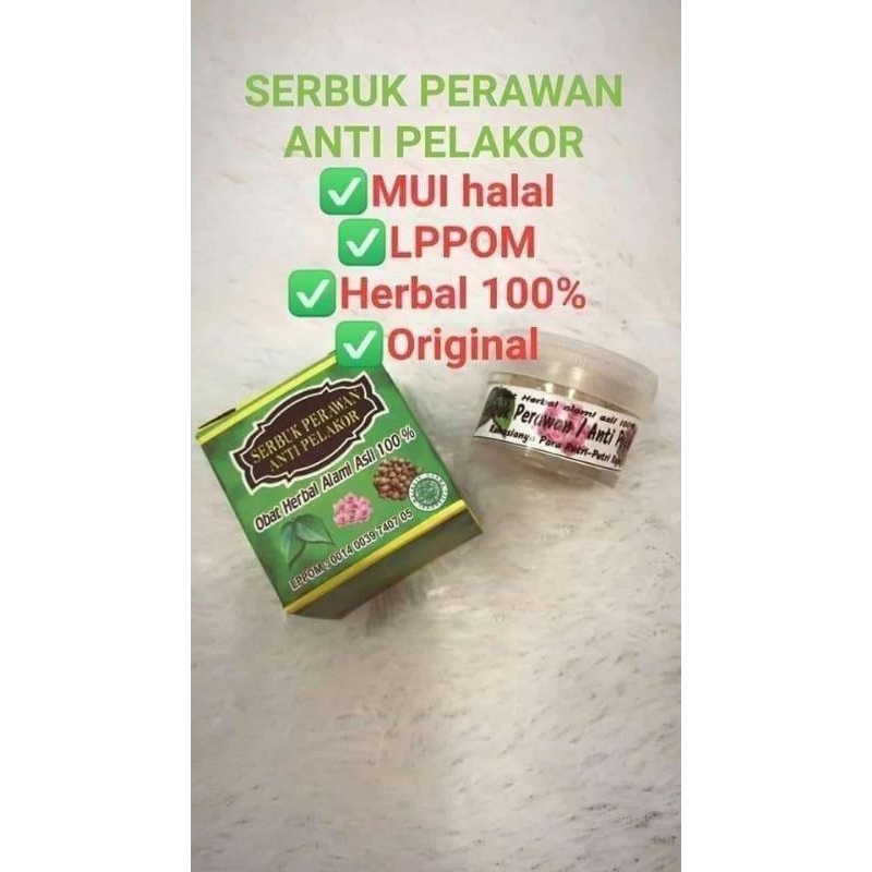 

50 pcs serbuk perawan