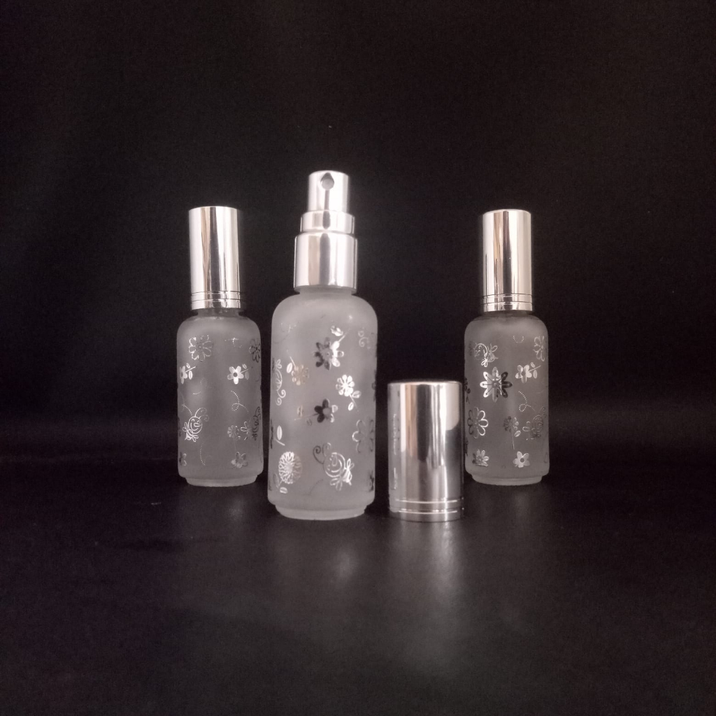 Botol Parfum Tola Poly 10 ml silver shine cartonan @500pc