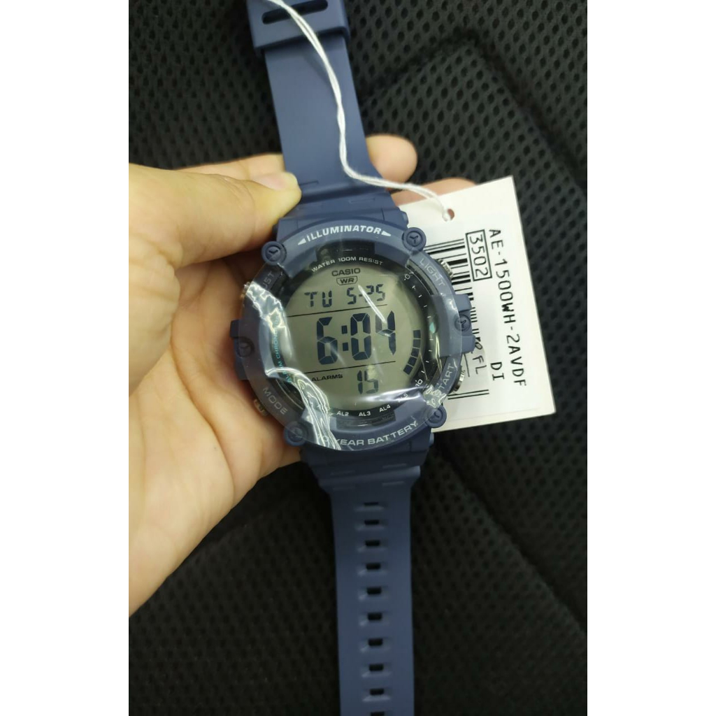 Jam Tangan Pria Casio AE-1500WH-2AVDF Original