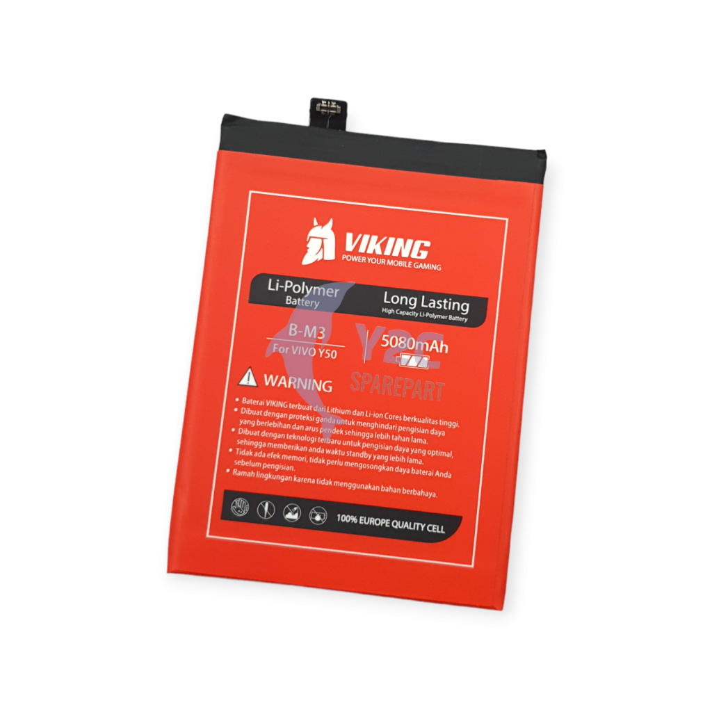 VIKING B-M3 VIVO Y30 / Y50 BATERAI DOUBLE POWER BATRE BATERE BATRAI BATREI ORIGINAL