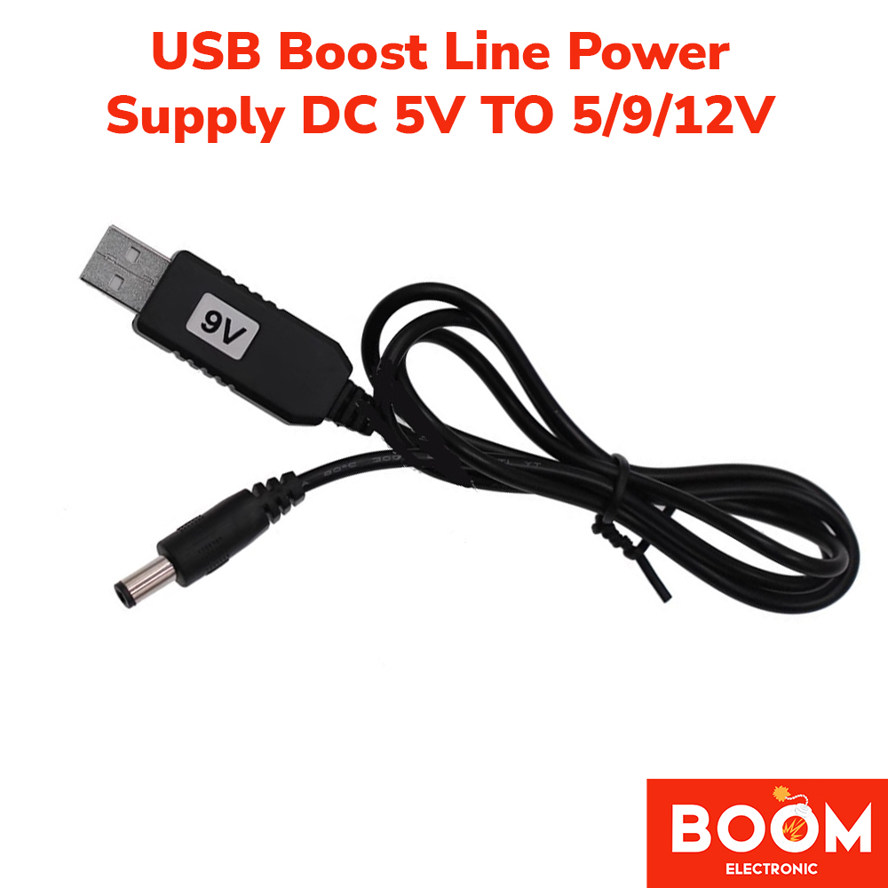 Kabel USB Boost Line Power Supply DC 5V TO 5/9/12V (8016)