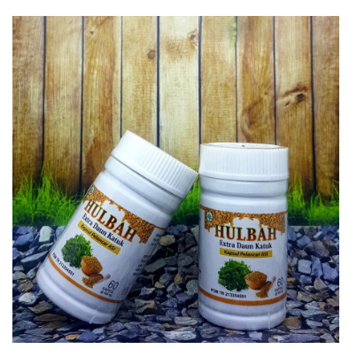 Kapsul HULBAH FENUGREEK EZA Herbal Pelancar ASI Asi Booster