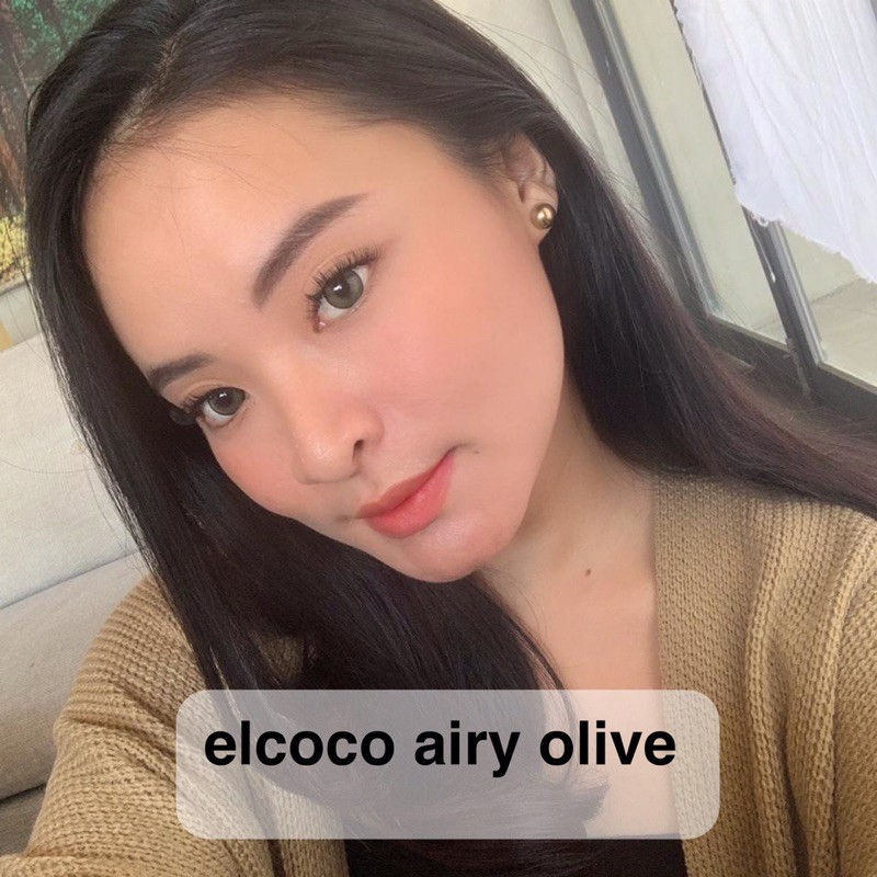 SOFTLENS AIRY OLIVE BY ELCOCO 15MM ( MINUS -0,50 S,D -10.00 )