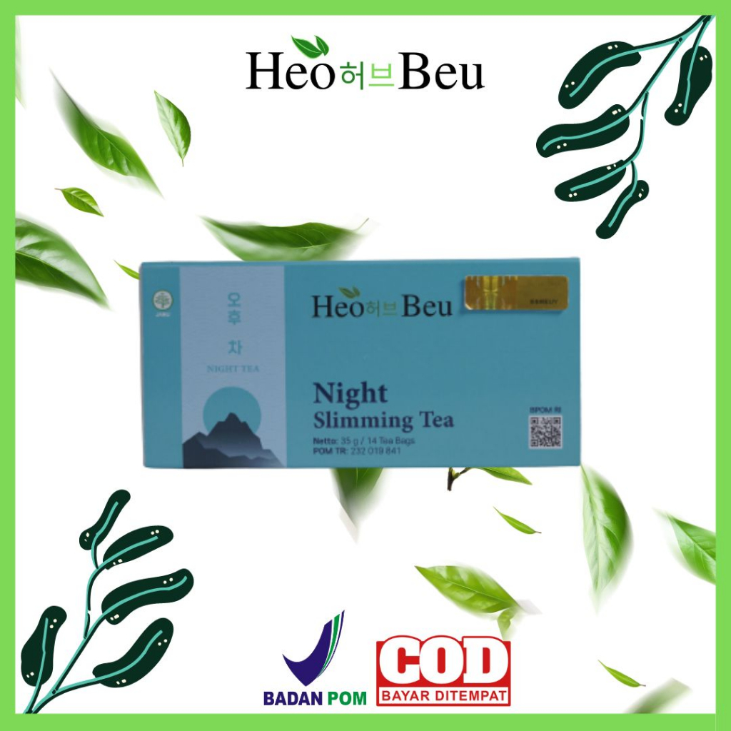

PROMO (TEH MALAM) HEOBEU TEH SLIMMING TEA PELANGSING DAY & NIGHT MENAHAN NAFSU MAKAN DAN PELANCAR BAB PENCERNAAN TUBUH KOREAN SLIMMING TEA BISA COD BPOM