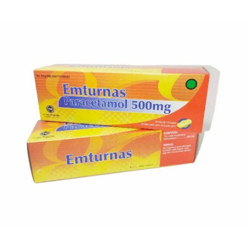 Emturnas Paracetamol Box 10 strip