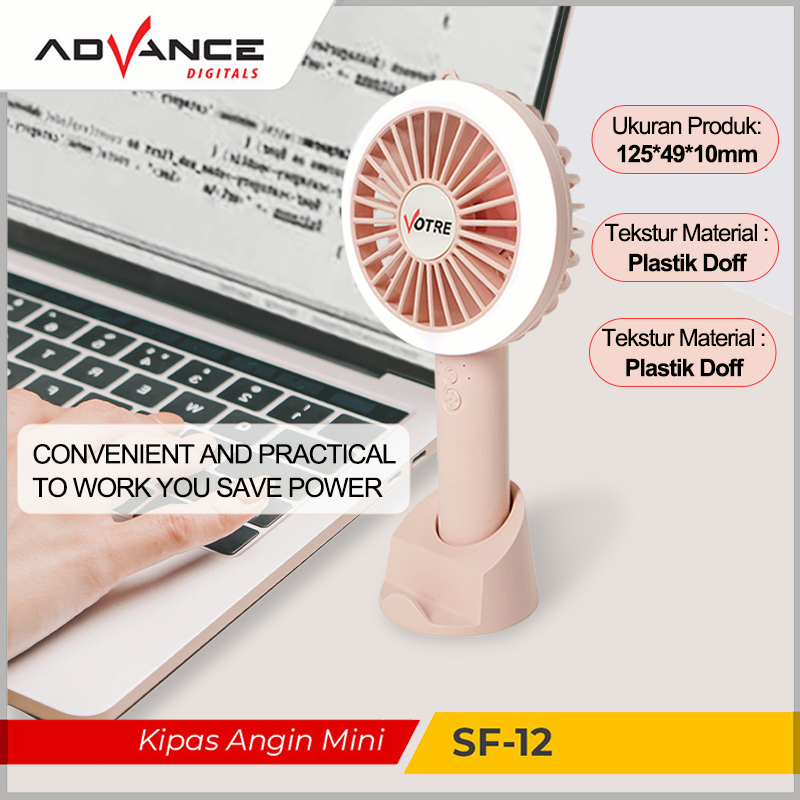 Advance Kipas Angin SF-12 Mini Garansi 1 Tahun