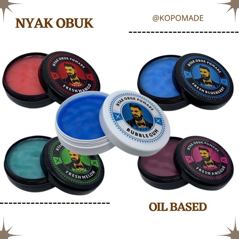 Pomade Oil Based Kemasan 55 Gram Harga Grosir