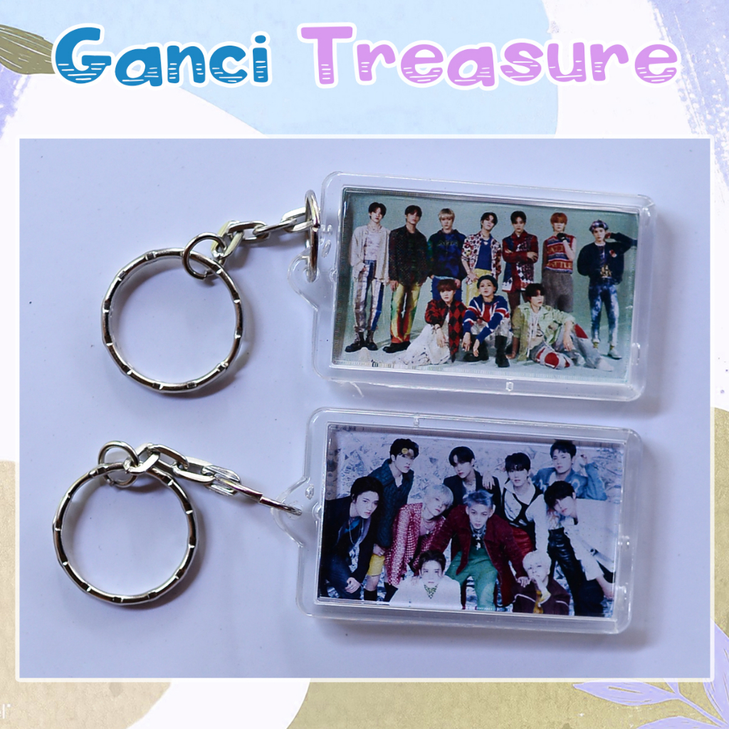 Gantungan Kunci Treasure 2 Sisi Bahan Akrilik Merchandise KPop Merch