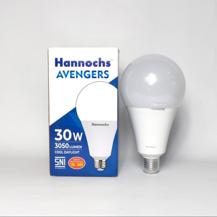 Lampu hemat energi LED 30 watt Avengers hannochs Putih