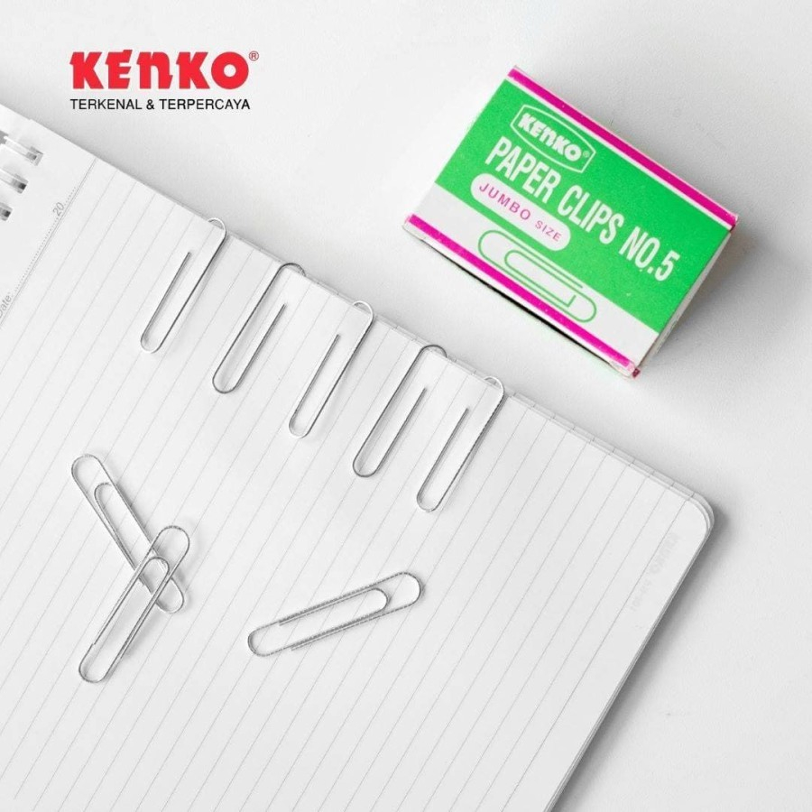 PAPERCLIP NO 5 JUMBO KLIP PENJEPIT KERTAS BERKAS FILE DOKUMEN