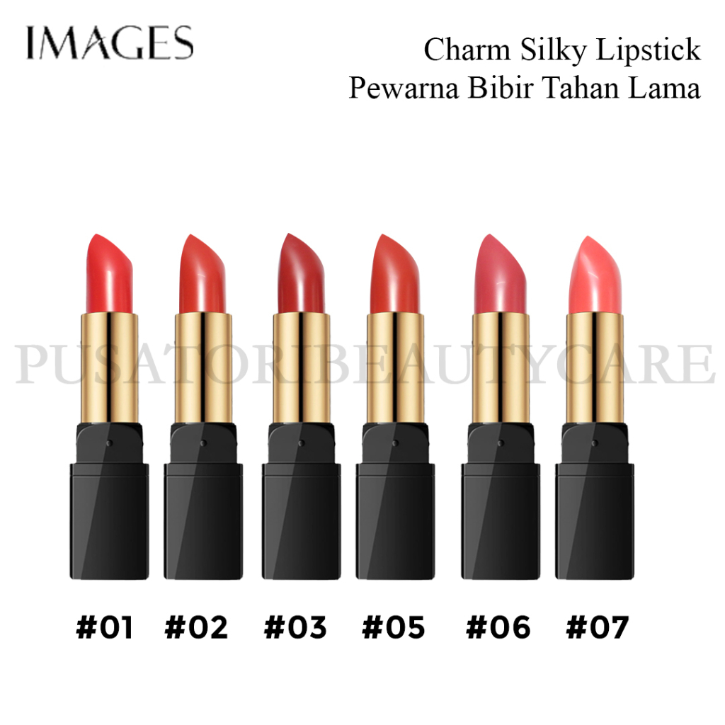 IMAGES Charm Silky Lipstick Pewarna Bibir Tahan Lama