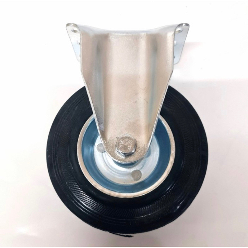 Roda Troli Gerobak karet 5 inch mati