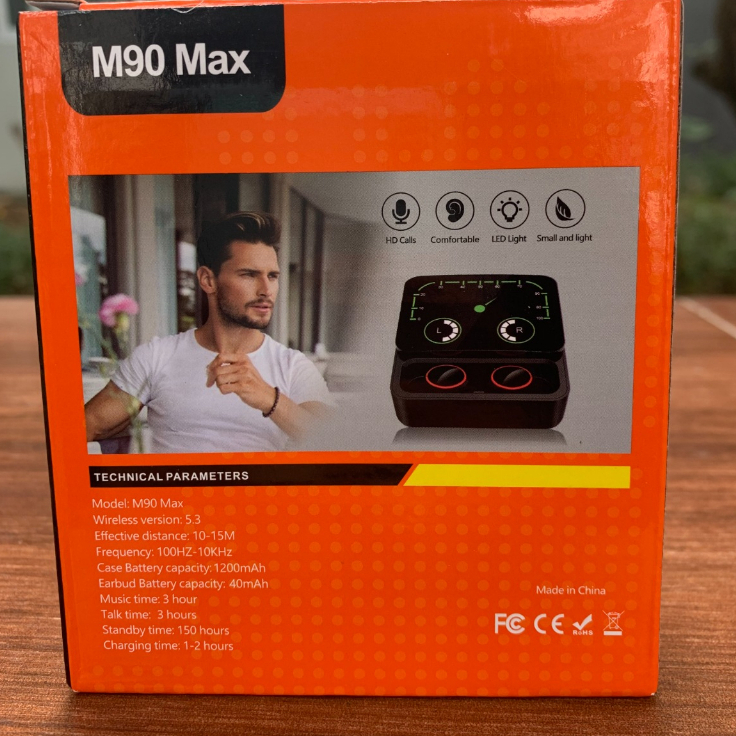 NEW HEADSET /HF/HIFI/EARPHONE/TWS   TYPE NEKTECK M90 MAX  BLUETOOTH V5.3 ORIGINAL TERMURAH