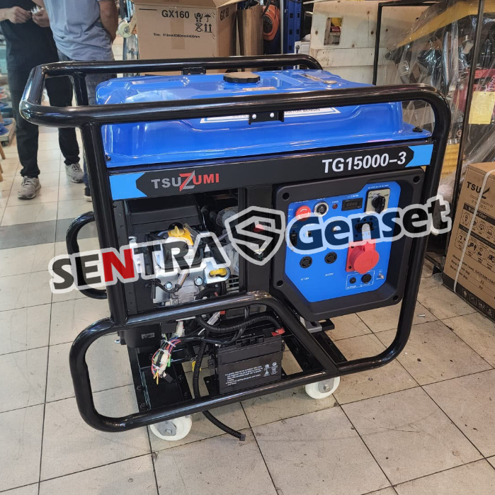Genset 15 kva Bensin Tsuzumi TG 15000-3 Japan Technology