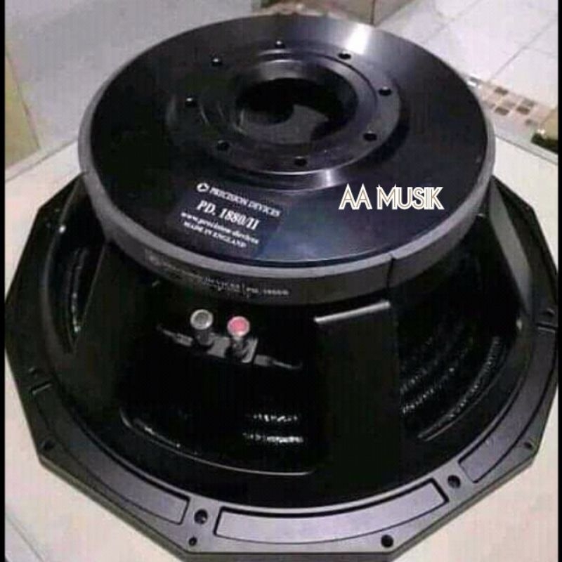 SPEAKER COMPONENT PRECISION DEVICES PD1880 II CARBON VOICE COIL 5 INCH PD 1880 II