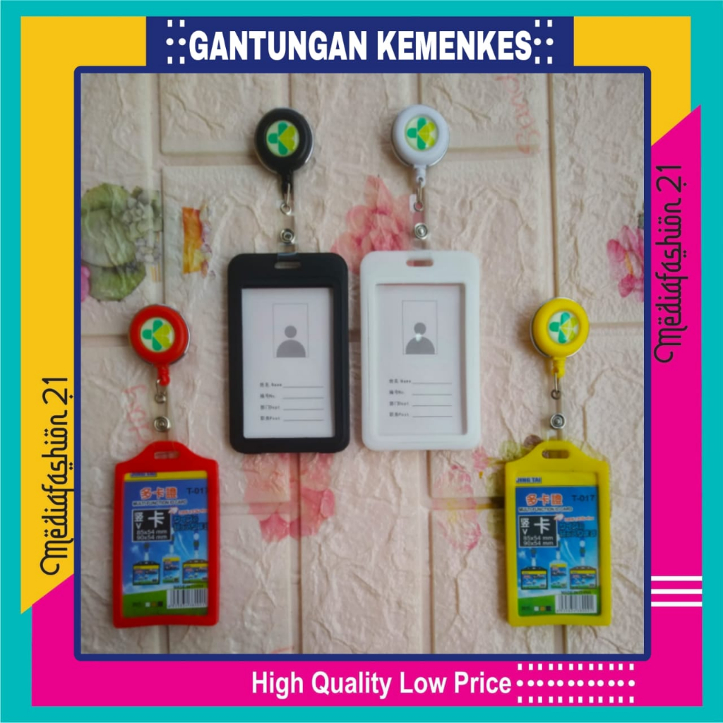

GANTUNGAN YOYO ID CARD KEMENKES (KEMENTERIAN KESEHATAN RI) + TEMPAT ID CARD