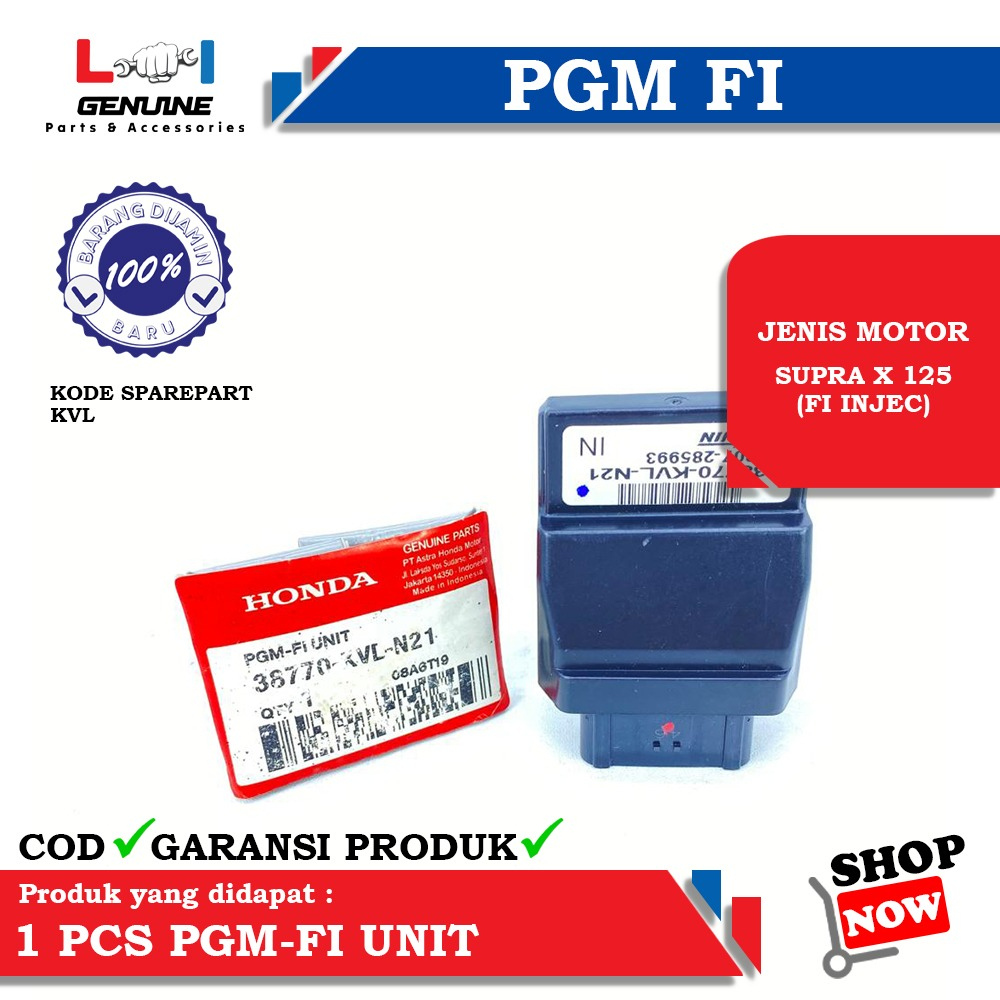 -LOI- ECM ECU CDI ASSY PGM FI SUPRA X 125 FI INJEKSI KVL