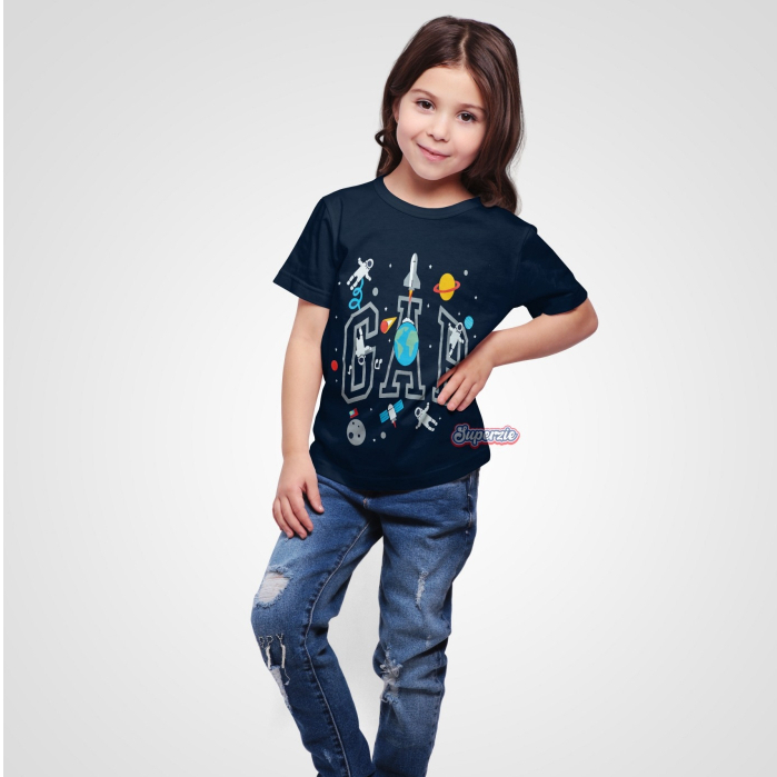 Kaos Anak Distro Laki-Laki Bandung CAPASTRO NAVY Atasan Lengan Pendek Cowok  rg kidswear Bandung