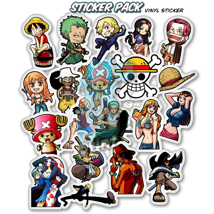 

Sticker Pack Anime ONE PIECE | Vinyl & Hologram