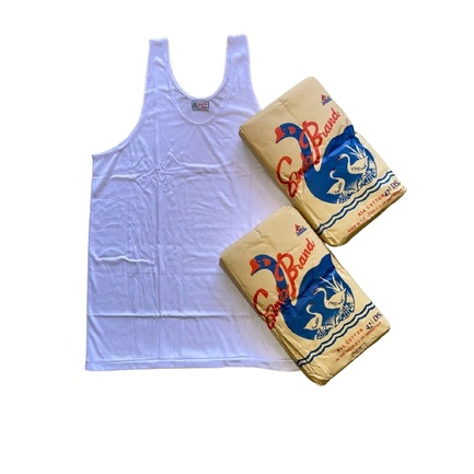 1pcs Kaos Dalam - Singlet Pria merk Swan / Swans Brand