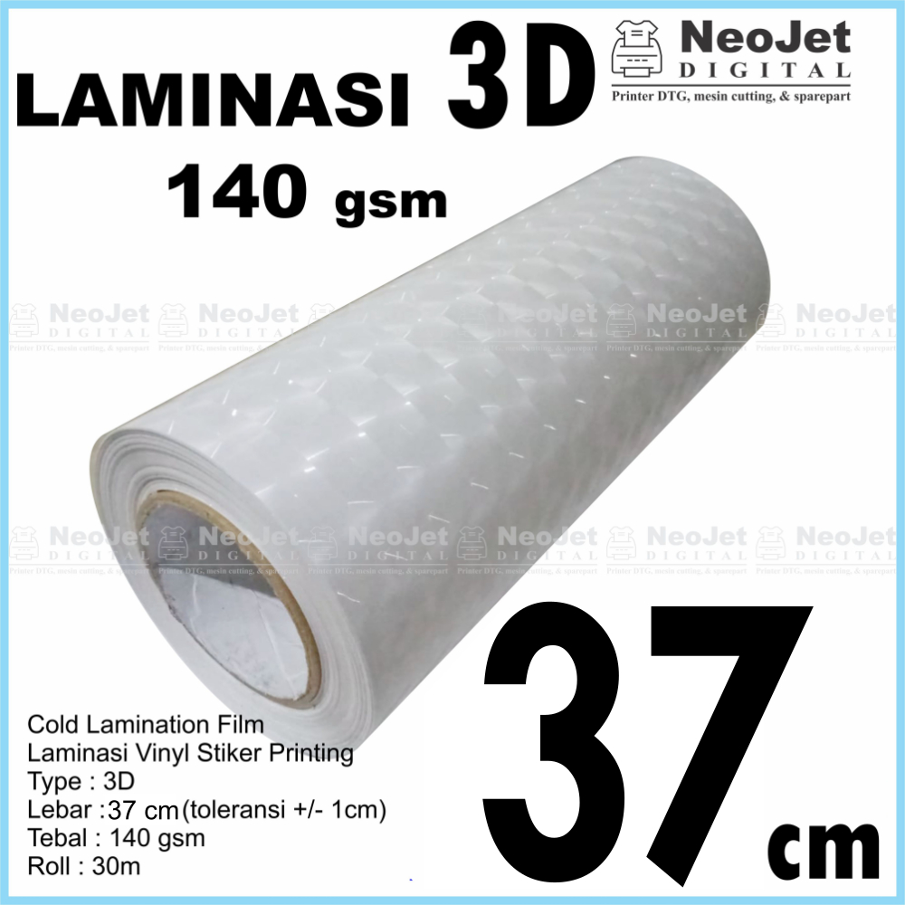 

Laminasi 3D Dingin Laminating Tiga Dimensi Murah Lebar 37 cm 140gsm Panajng 30 m Efek Hologram Motif Kotak