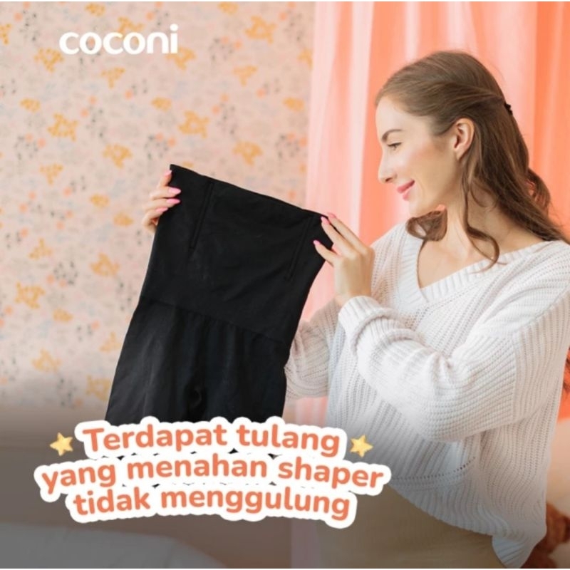 COCONI Highwaist Tummy Tuck Shaper Pants / Korset Celana Wanita
