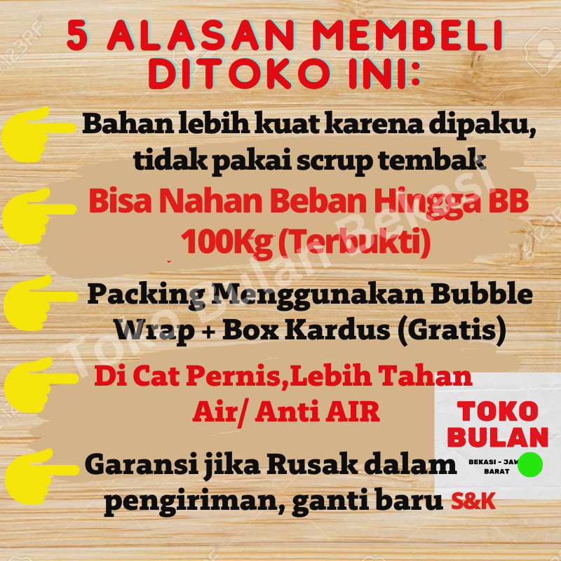 Wc Toilet Duduk Kayu Closet Wc Duduk Kayu Portable Pasti Ori