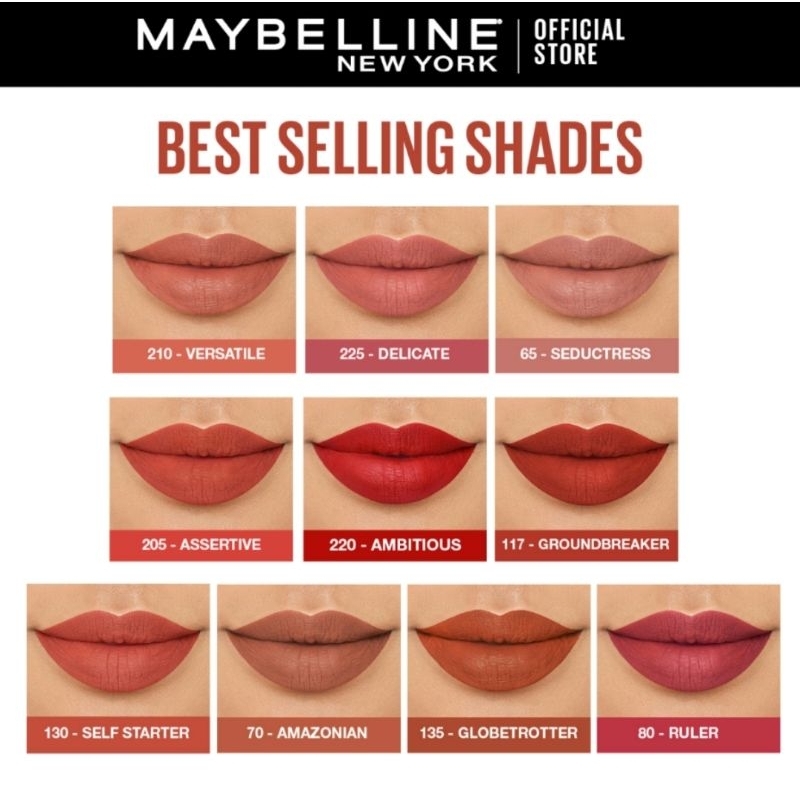 Maybelline Superstay Matte Ink Liquid Lipstick - Lipstik Cair