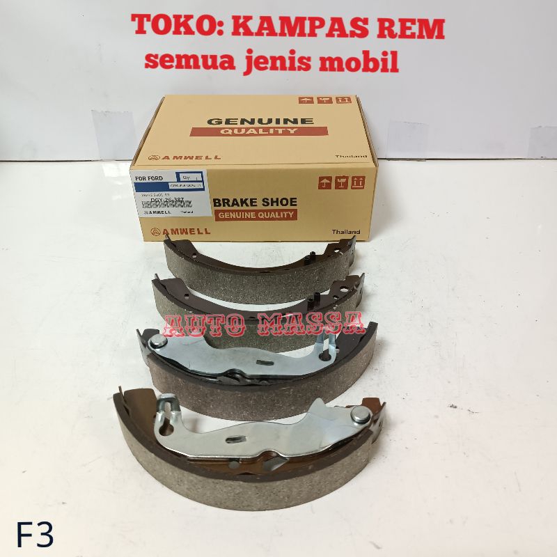 KAMPAS REM BELAKANG FORD FIESTA BRAKE SHOE FORD FIESTA