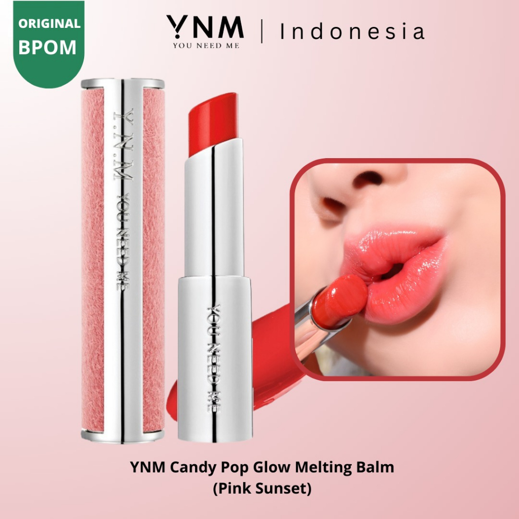 YNM Candy Pop Glow Melting Balm (Pink Sunset)