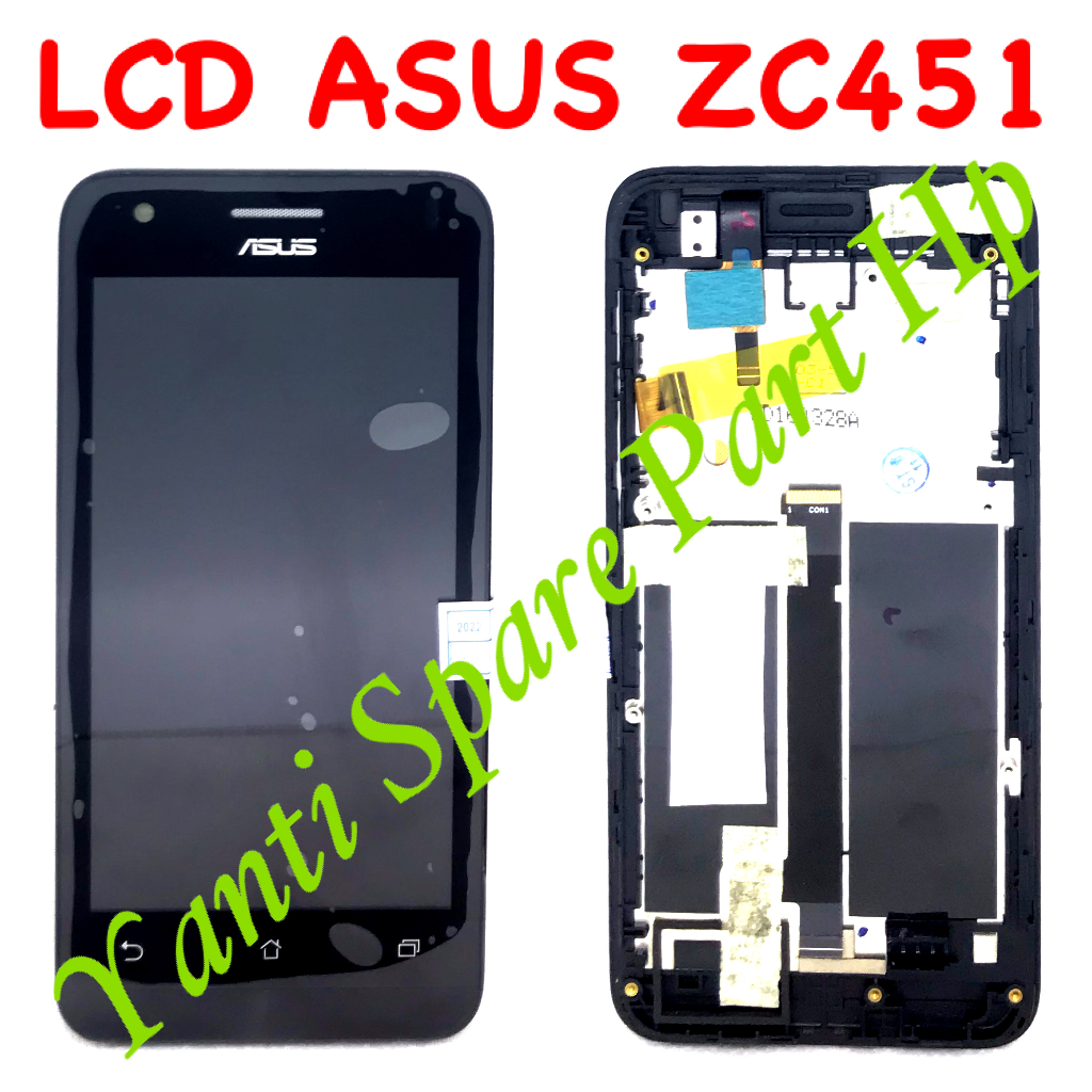 Lcd Touchscreen Asus Zenfone C 4C ZC451 Z007 Plus Frame Fullset New