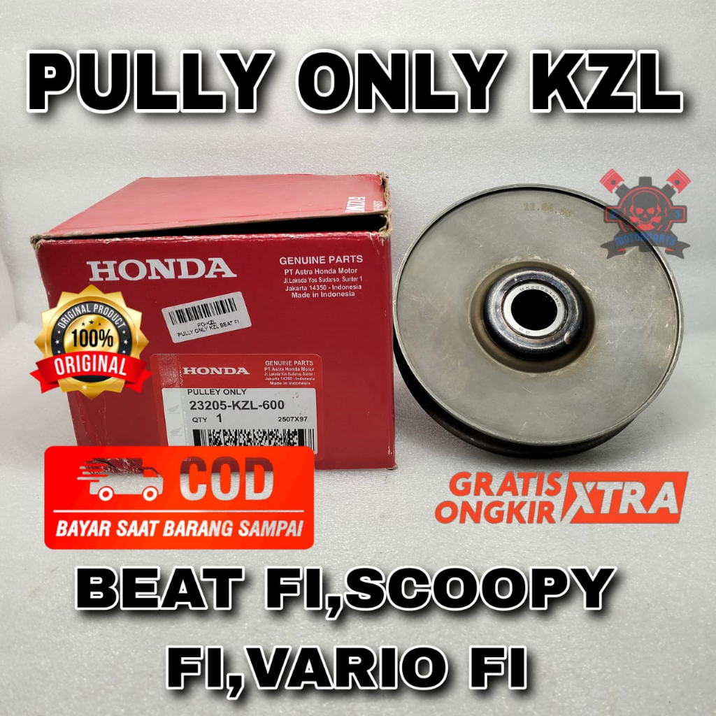 Pully Only Honda KZL Pulley Belakang Beat FI Scoopy FI Vario 110 FI Puly Puli Kualitas Original AHM