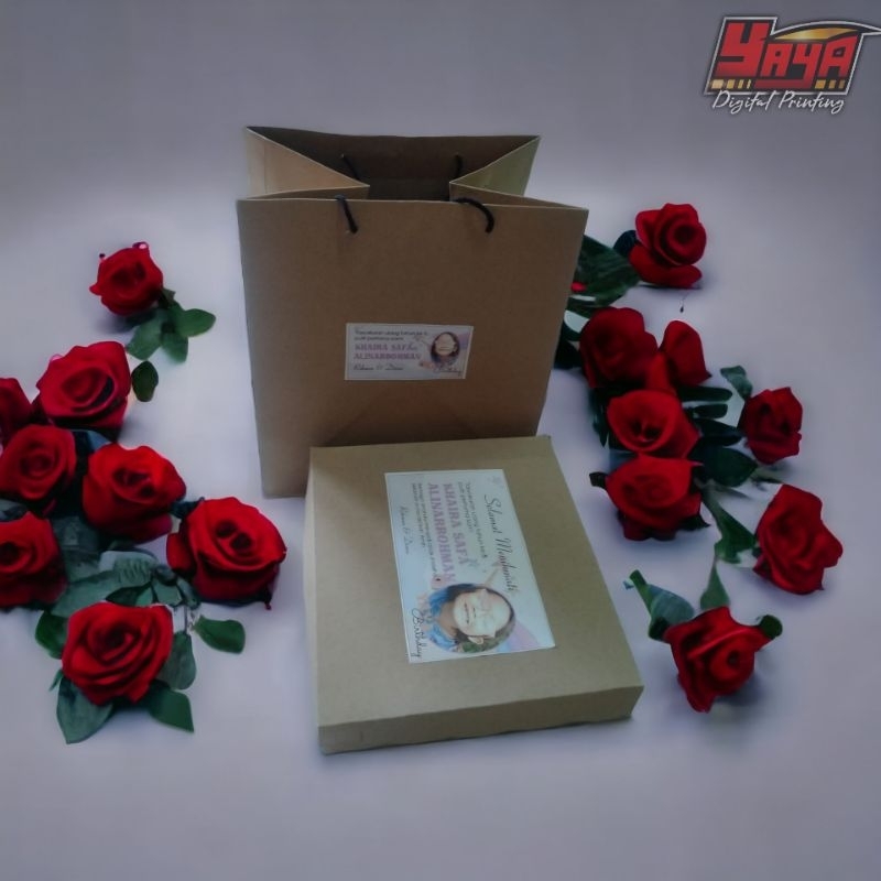 

stiker kotak makan / tas berkat / stiker paper bag / stiker acara / stiker tasyakuran