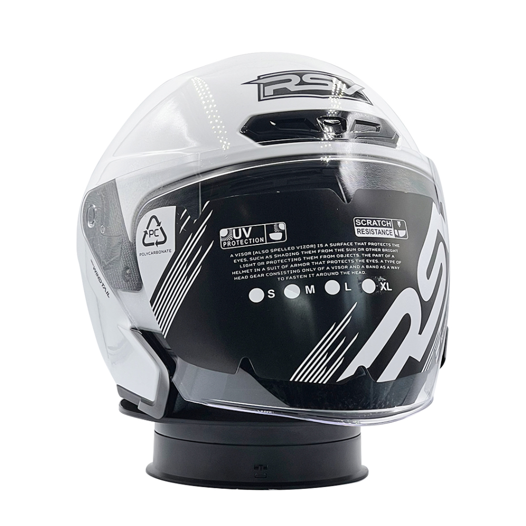 Helm RSV New Windtail Solid White