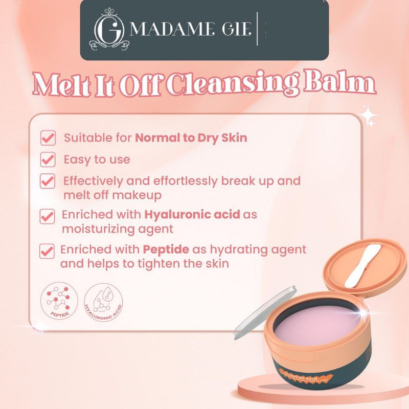 Madam Gie Melt It Off Cleansing Balm