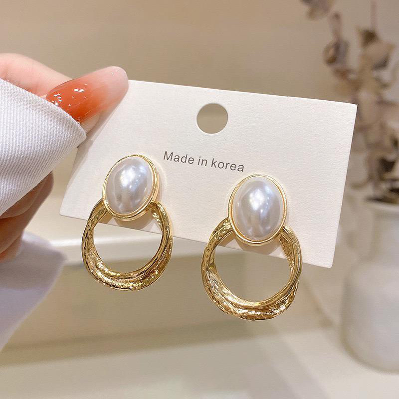 Anting Wanita Korea Elegan Mutiara Fashion Style Premium Trending