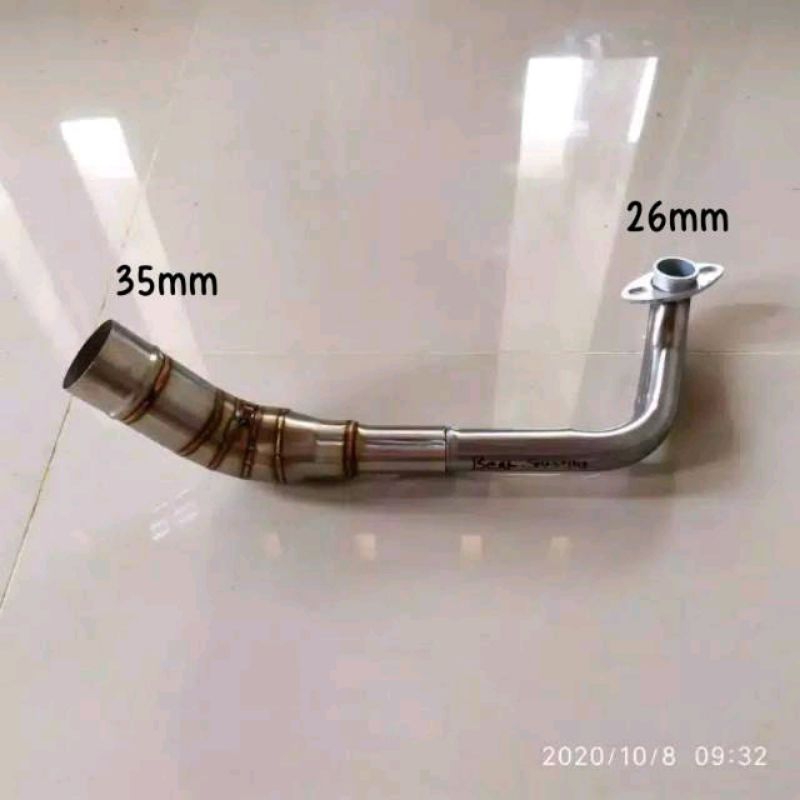 leher knalpot beat inlet 35 mm fi esp 2020 2021 2022 2023 Genio ukuran 35mm
