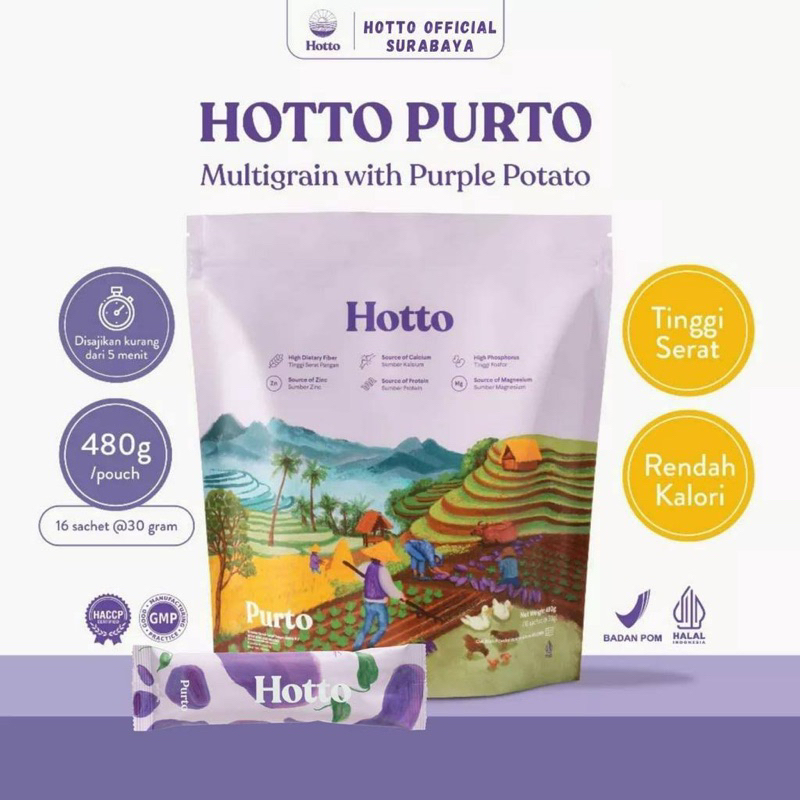 

HOTTO PURTO Multigrain with Purple Potato