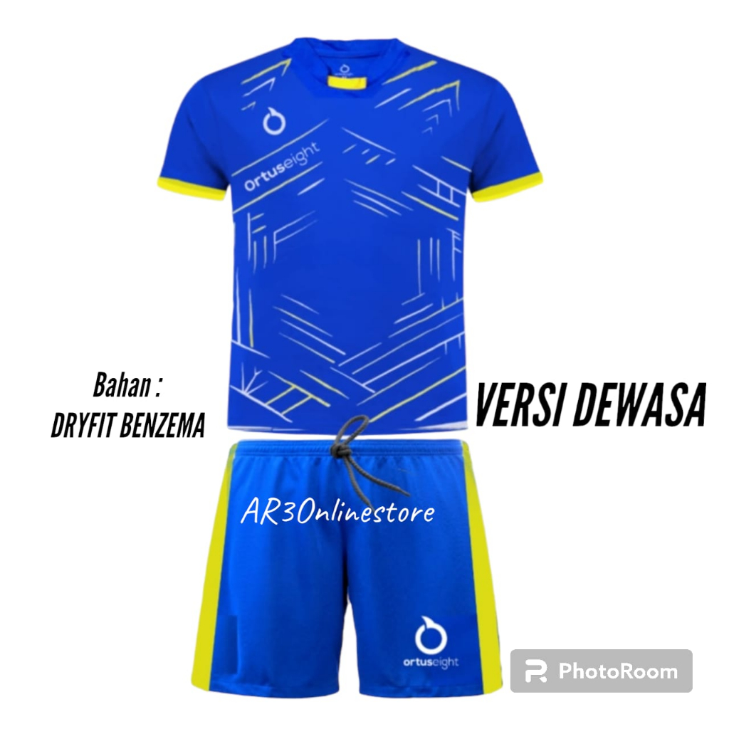 Baju olahraga pria/wanita stelan bola futsal badminton bulutangkis voli tenis basket terbaru