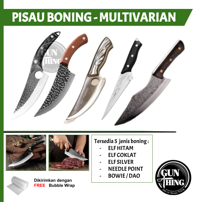 Pisau Daging / Pisau Boning / Pisau Tulang - Butcher Elf Viking Knife