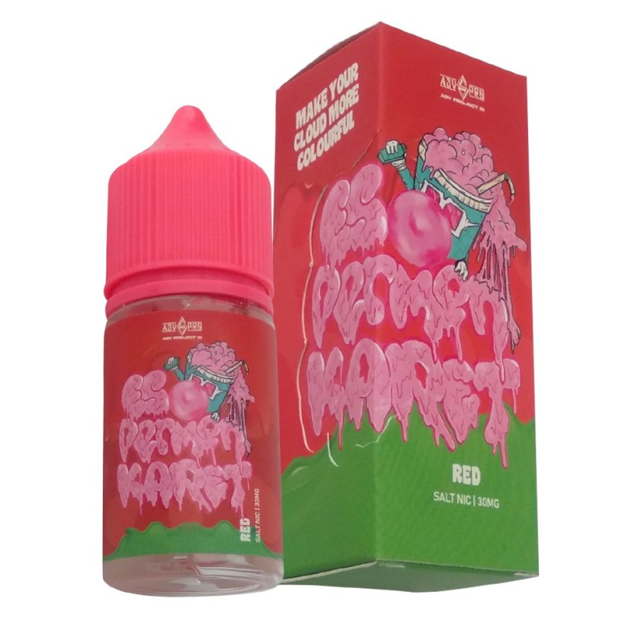 Es Permen Karet Red Watermelon Salt Nic 30ML by Asvproject