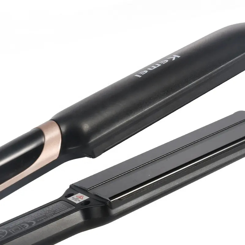 Catokan Rambut Kemei KM 2212 / KM-2212 - Catokan Rambut 2 in 1 Hair Straightener and Curling Pelat Keramik Cepat Panas dengan Pemanas Infrared / Alat Catok Rambut Salon Smothing | FMS