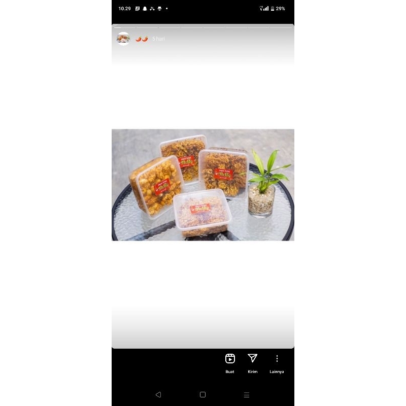 

Paket usaha snack pedas melly