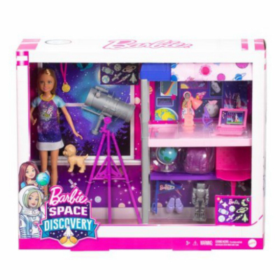 

Dijual Barbie Stacie Bedroom Space Playset GTW33 with Pet and 10 Aksesoris Diskon