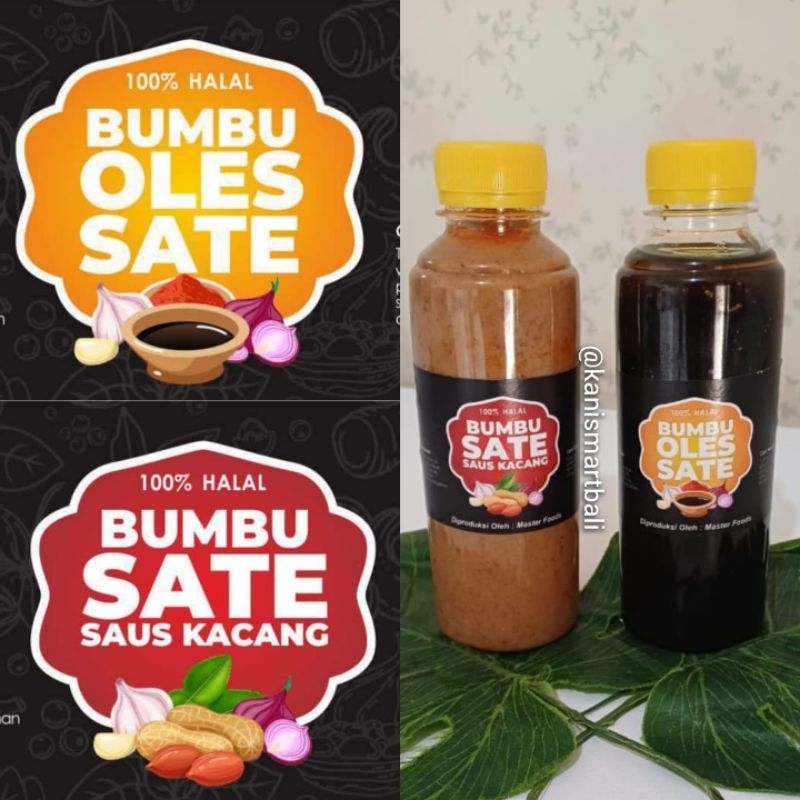 

Bumbu sate rempah manis pedas / bumbu oles madura